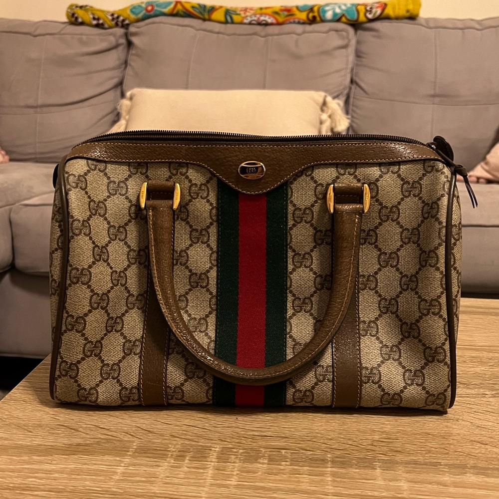 Vintage Gucci Boston Ophidia Handbag